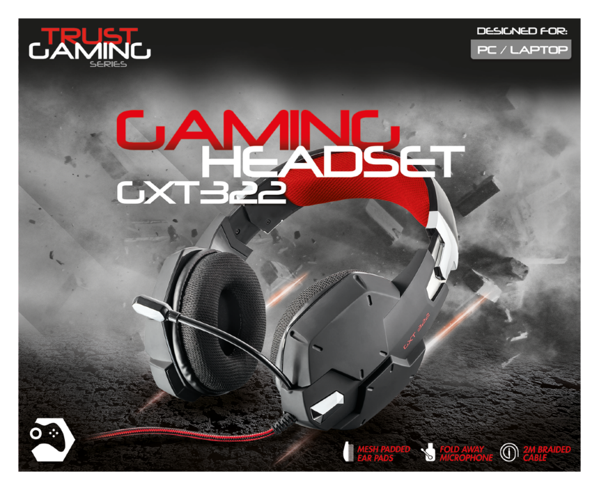 Trust GXT322 Carus gamer headset