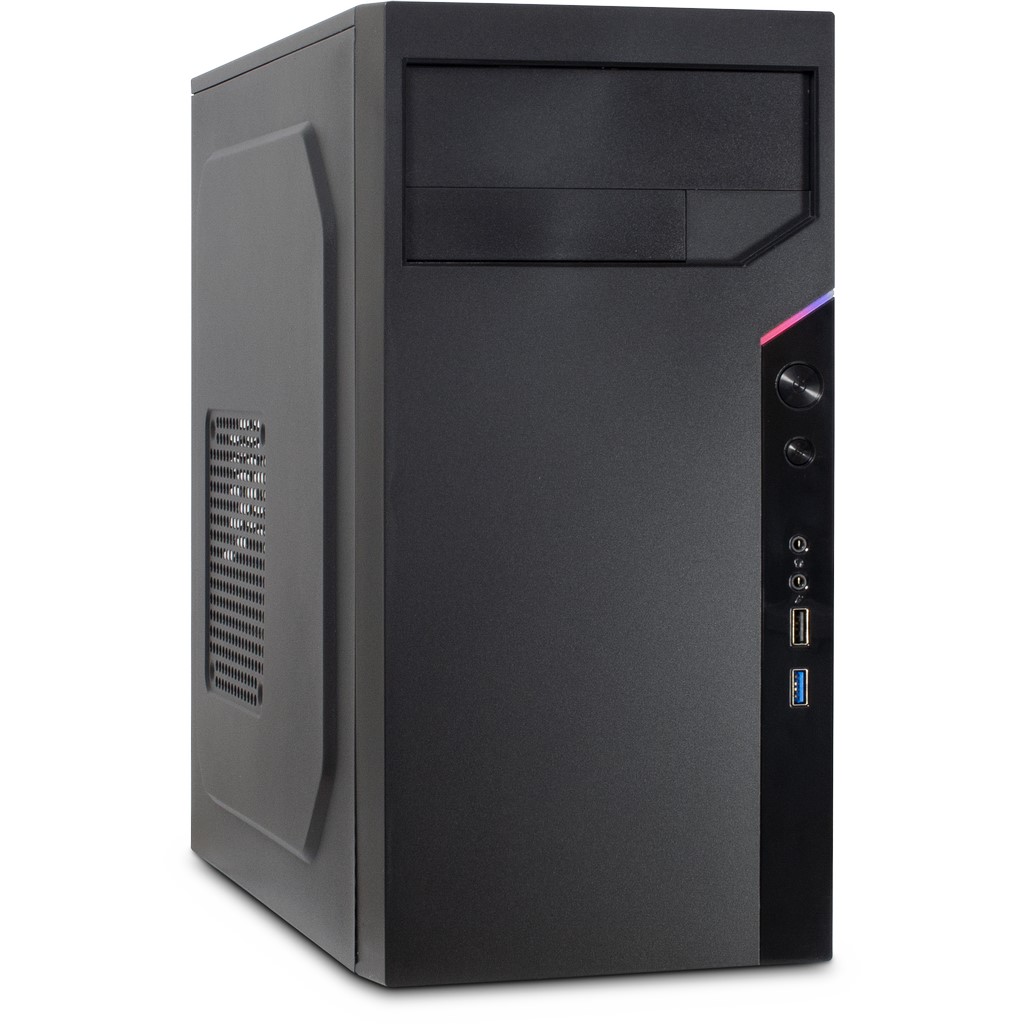 INTER-TECH IT-6505 Reto MICRO ATX fekete Számítógépház
